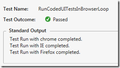 Output der Browser-Schleife