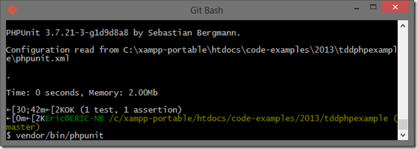phpunitrunfromcmd